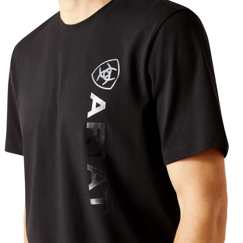 Ariat Logo T-Shirt Mens in Black-2